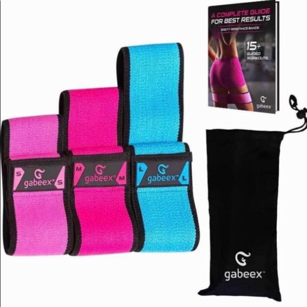 Non-Slip Fabric Booty Bands – Set of 3